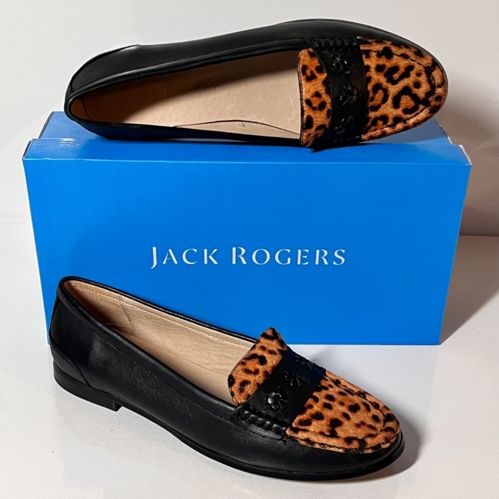 Jack Rogers Remy Haircalf Slip-On Loafers - Picture 4 of 8